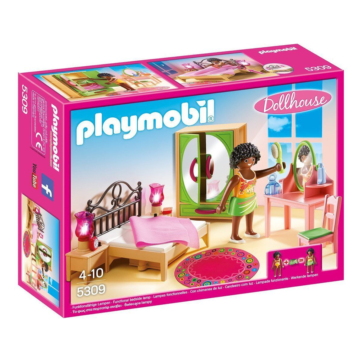 Playmobil+5309+Schlafzimmer+Mit+Schminktischchen Online Kaufen | Ebay with Playmobil Schlafzimmer Mit Nähecke