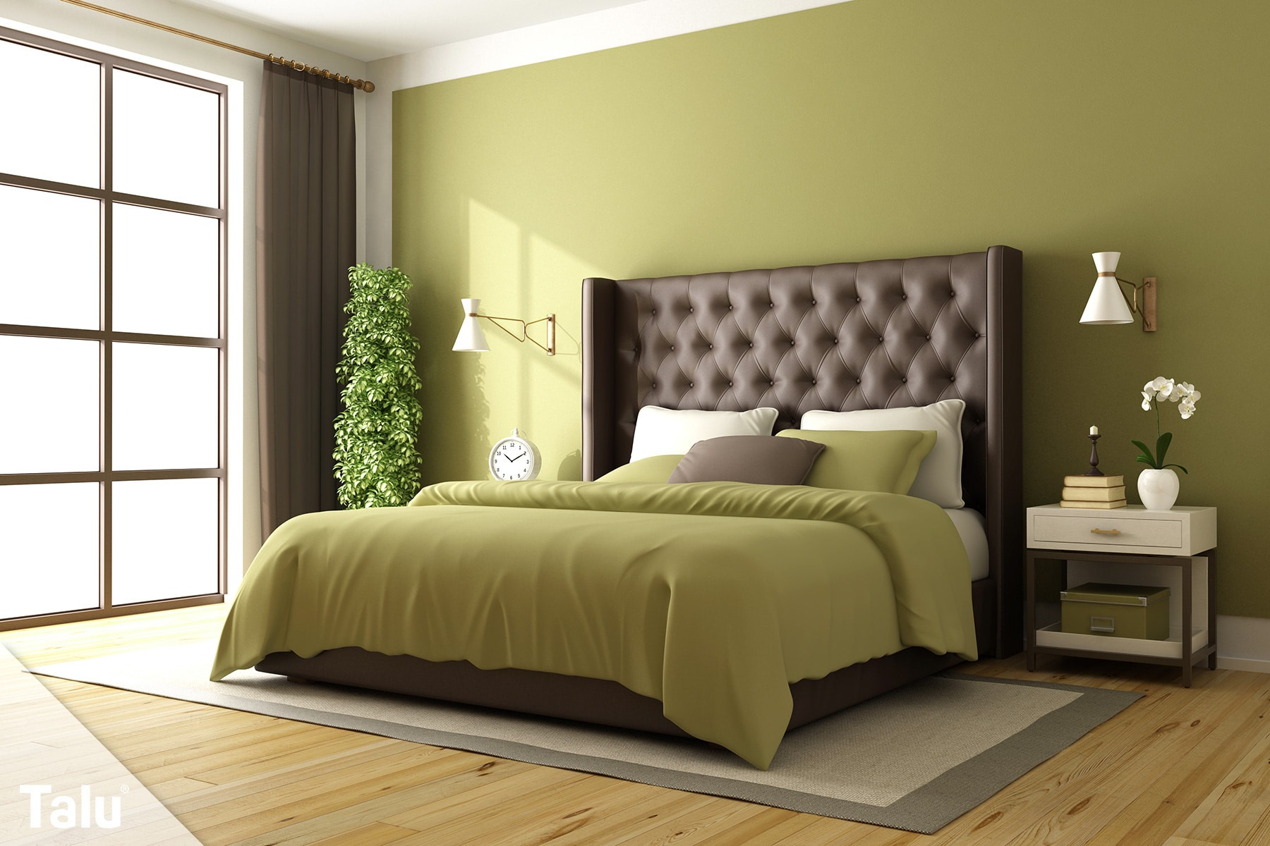 Schlafzimmer Wandfarbe: 30 Perfekte Farben &amp; Kombinationen - Talu.de in Welche Wandfarbe Ins Schlafzimmer